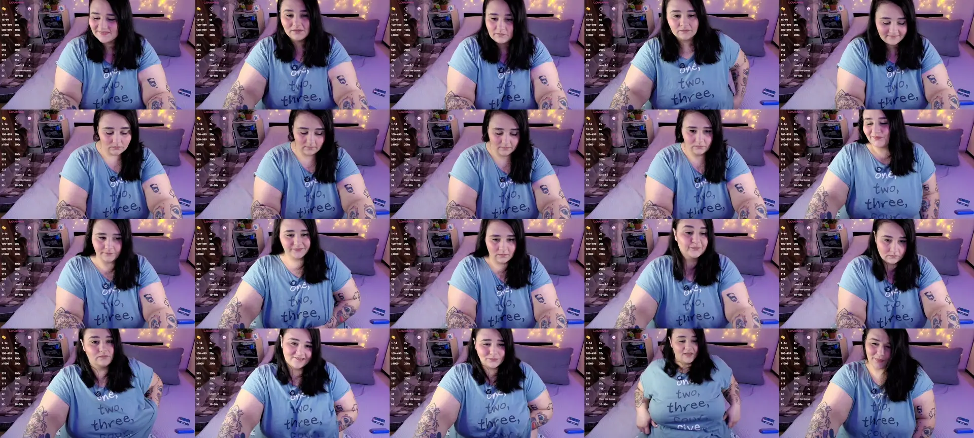 Naughtykiss22 photo contact sheet