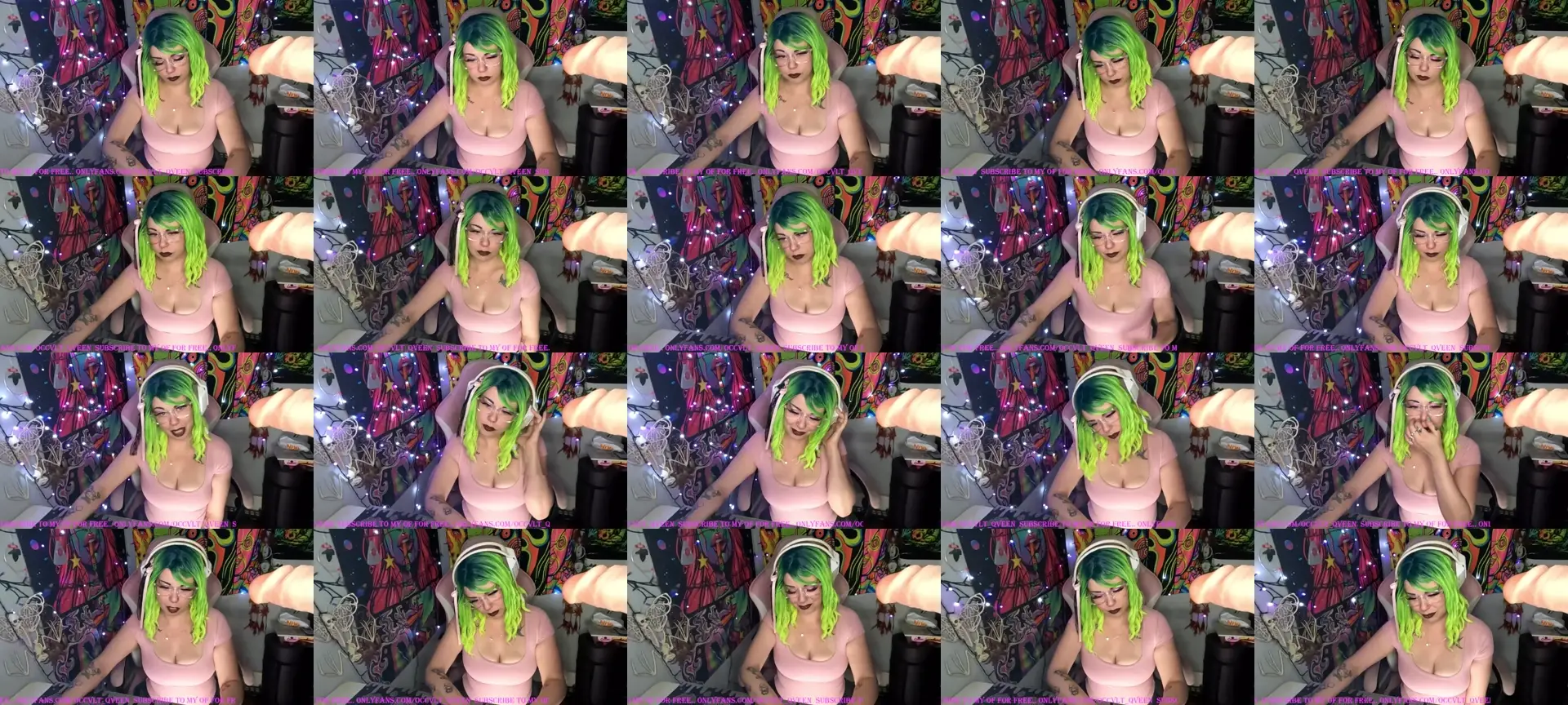 Occvlt_qveen photo contact sheet