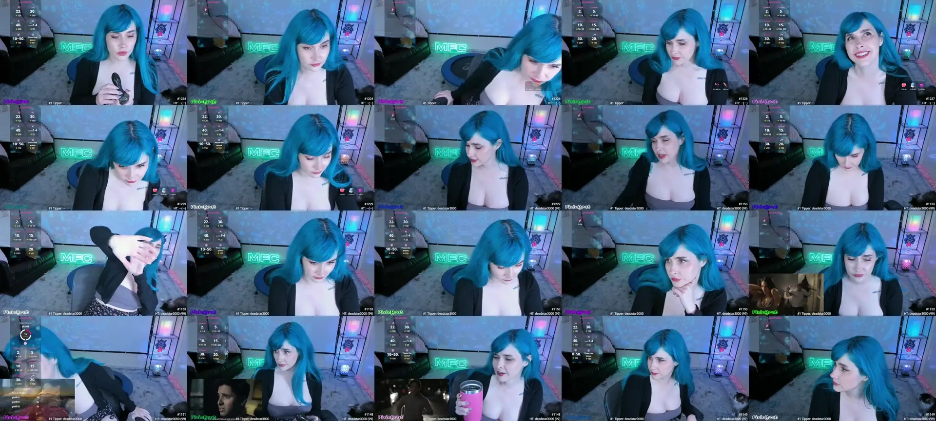 PixieBrat photo contact sheet