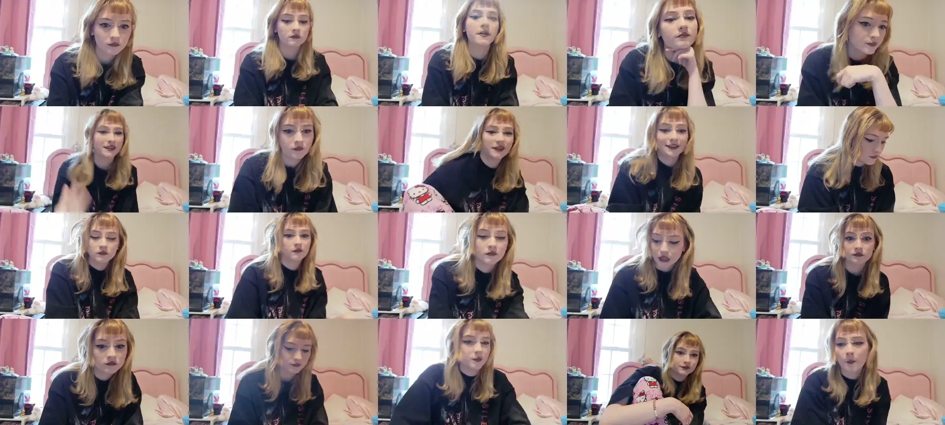 Pr1ncessDolly photo contact sheet