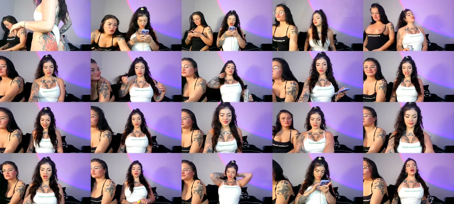 Revrsecowgirl photo contact sheet