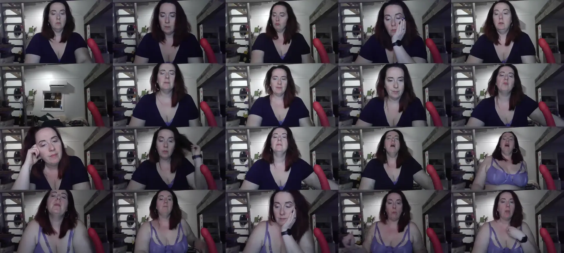 Sexyred4U69 photo contact sheet