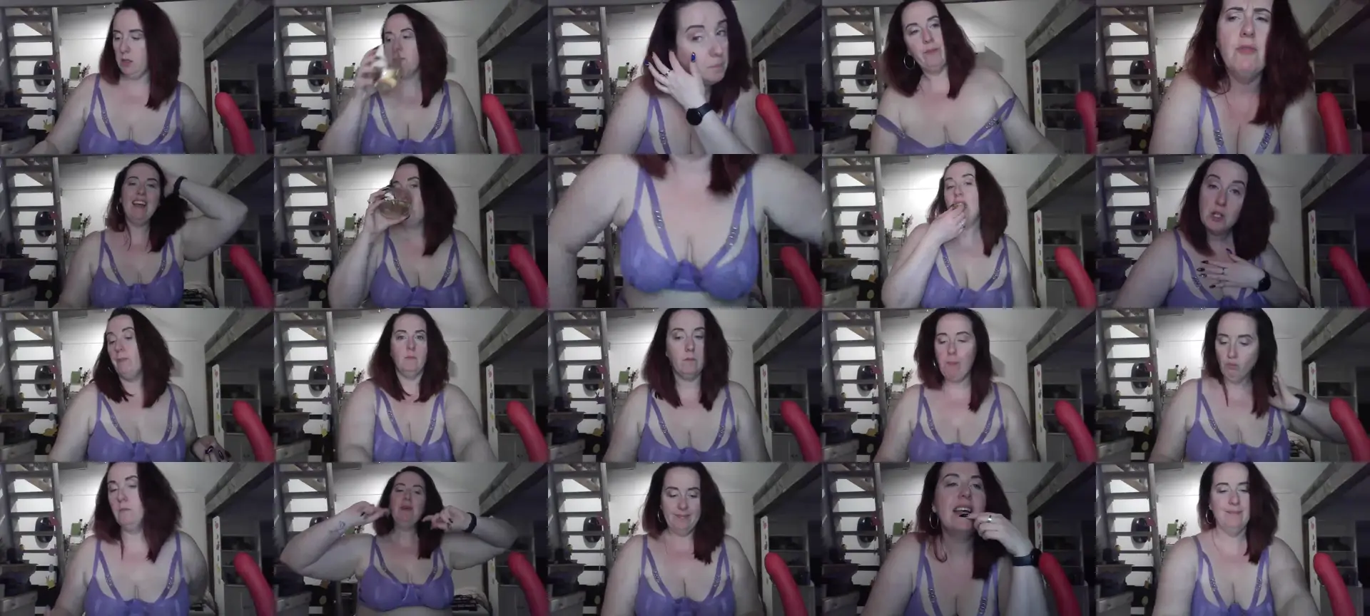 Sexyred4U69 photo contact sheet