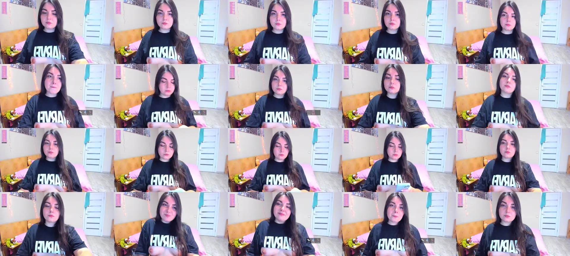 ShyAgnese photo contact sheet