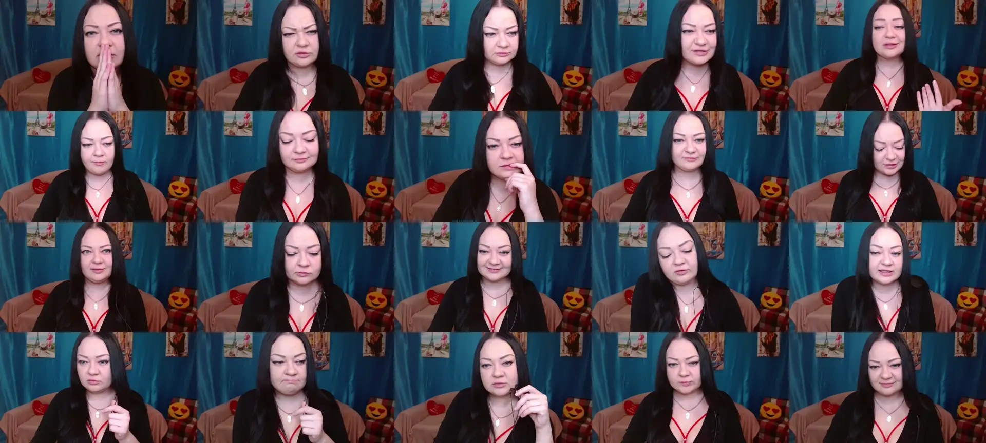 SincereSmile photo contact sheet