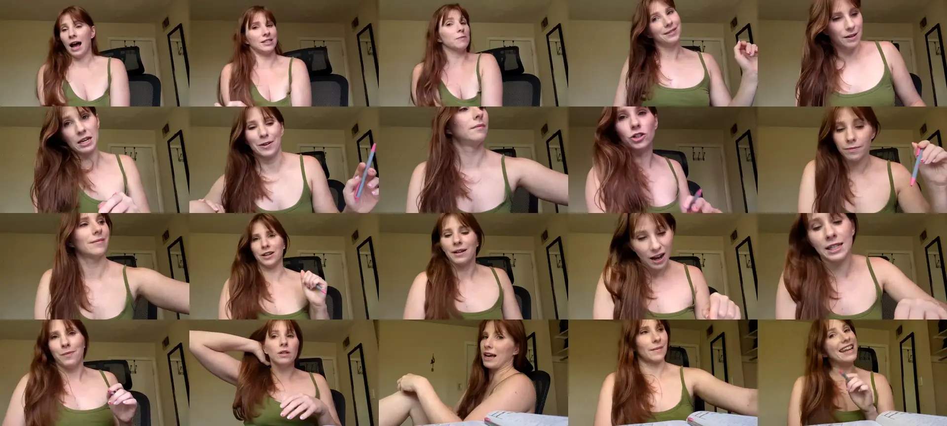 SirenCeleste photo contact sheet