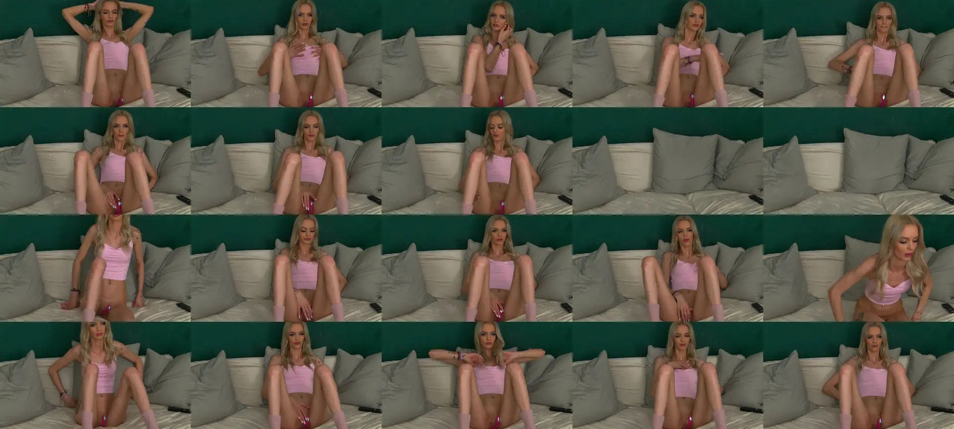 SkinnyNatty photo contact sheet