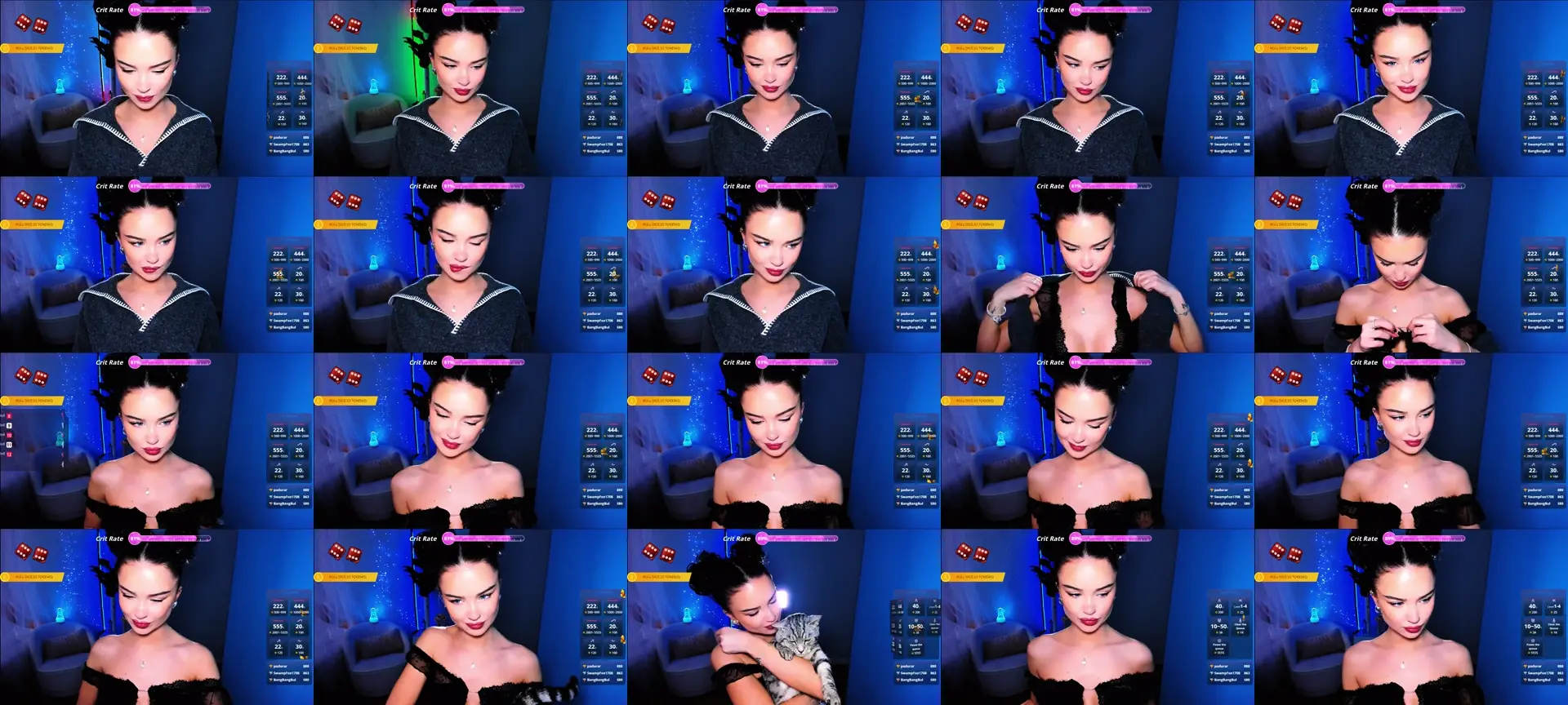 ThewizzardJen photo contact sheet