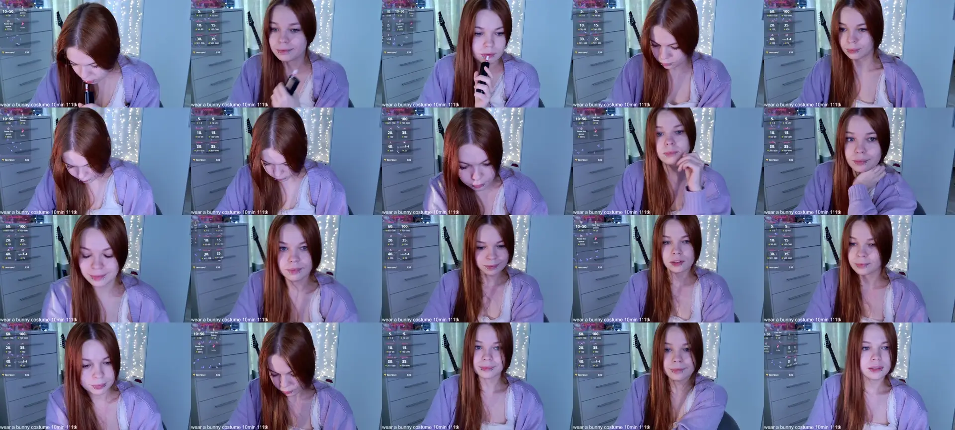 Vailet photo contact sheet