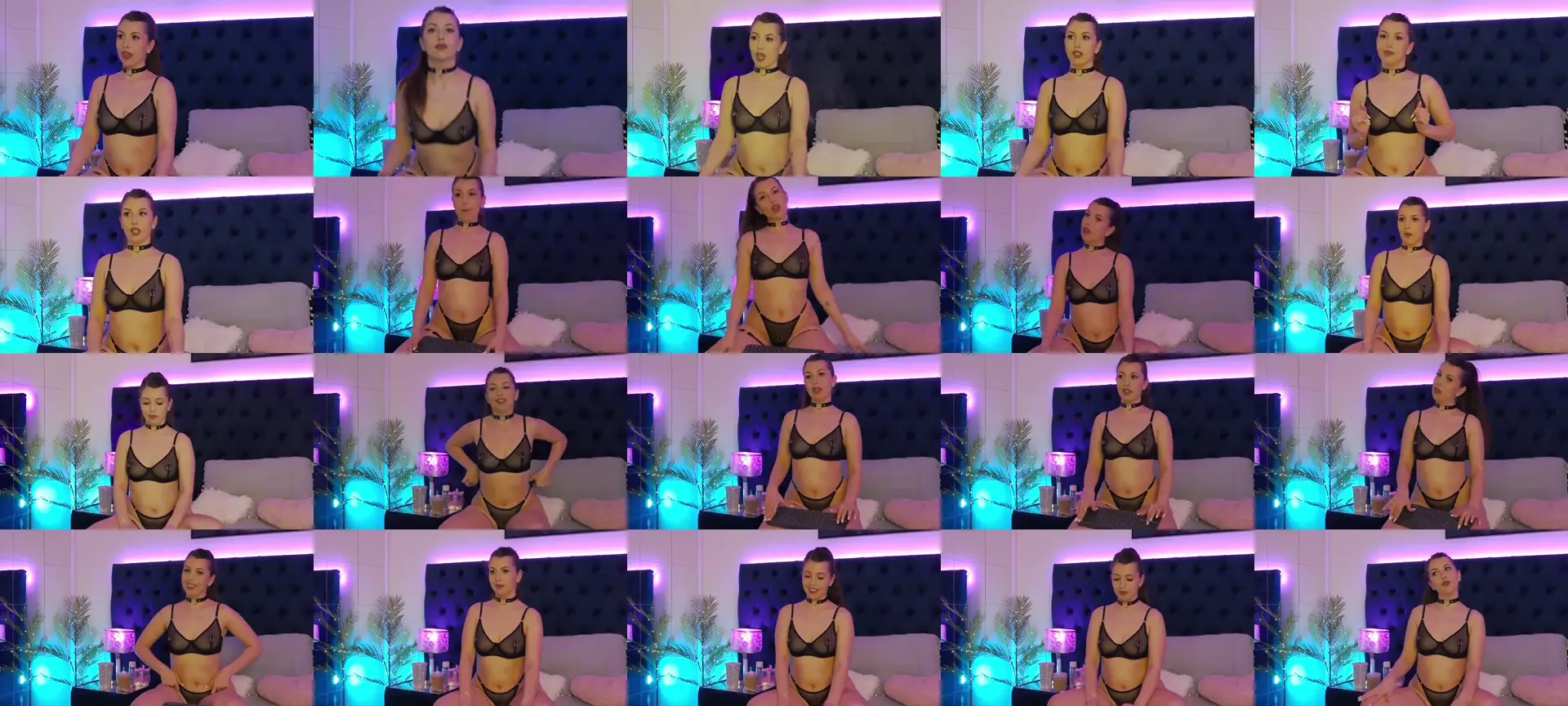 VenusSinclair photo contact sheet