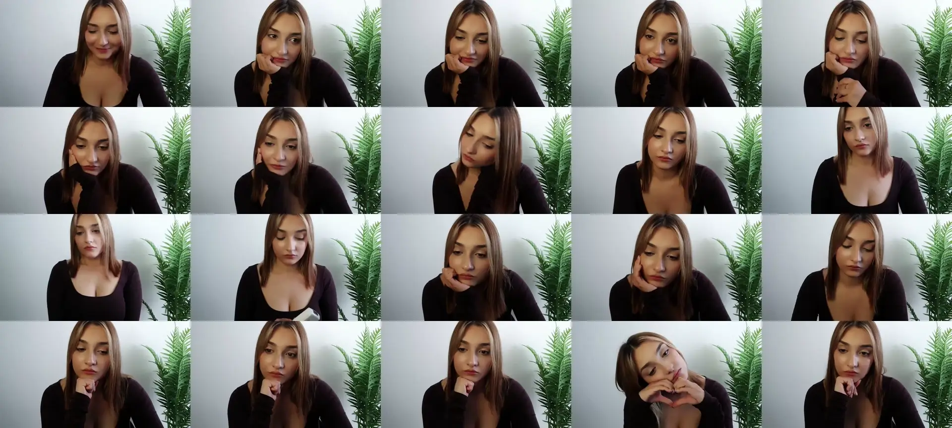 Veryshygirl photo contact sheet