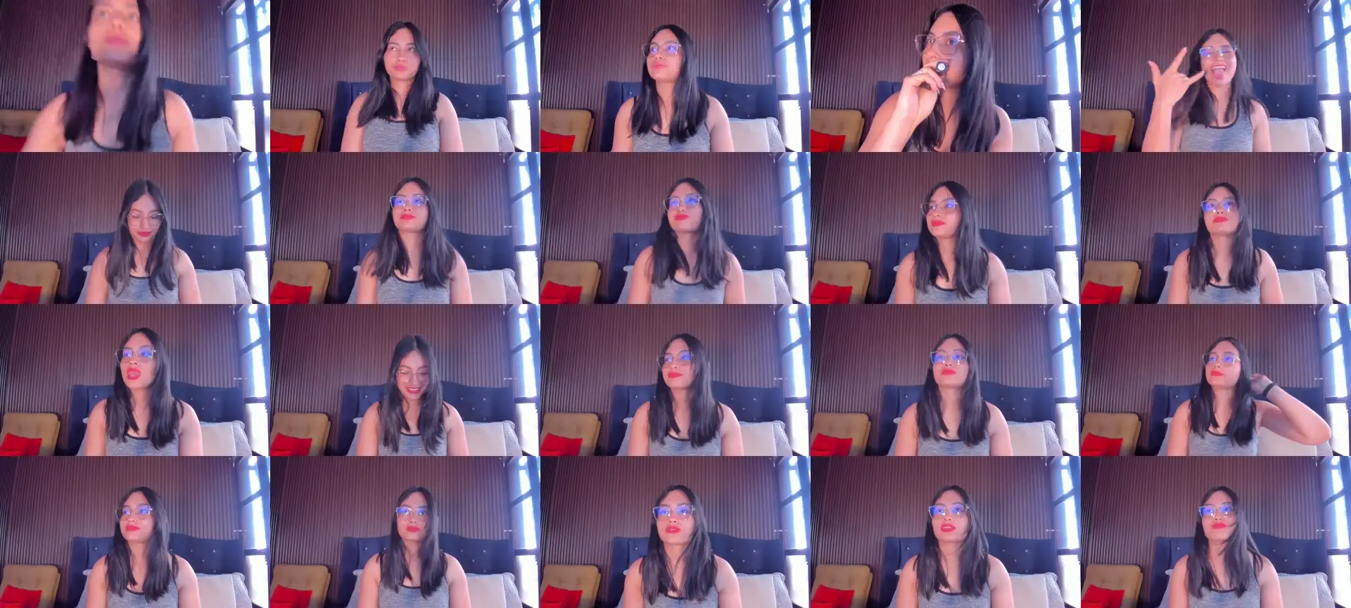 VioletRousse photo contact sheet