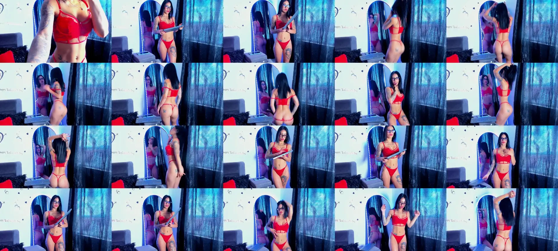 Violettfroz photo contact sheet