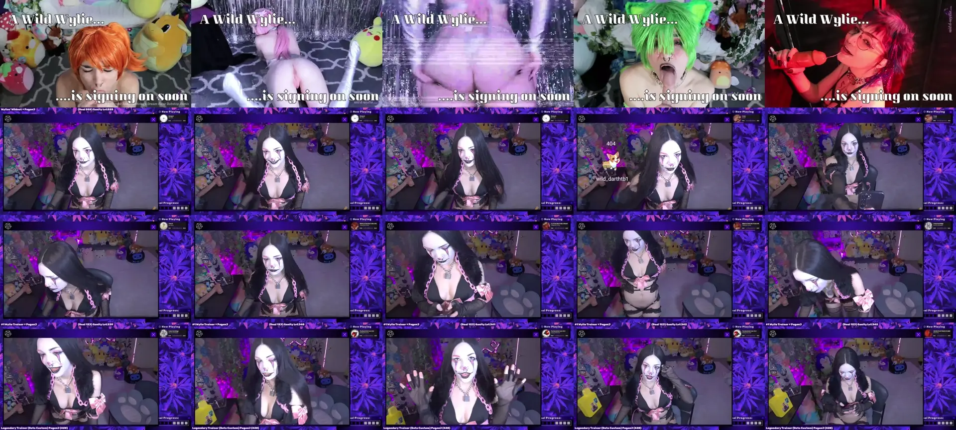 WildWyliePM photo contact sheet