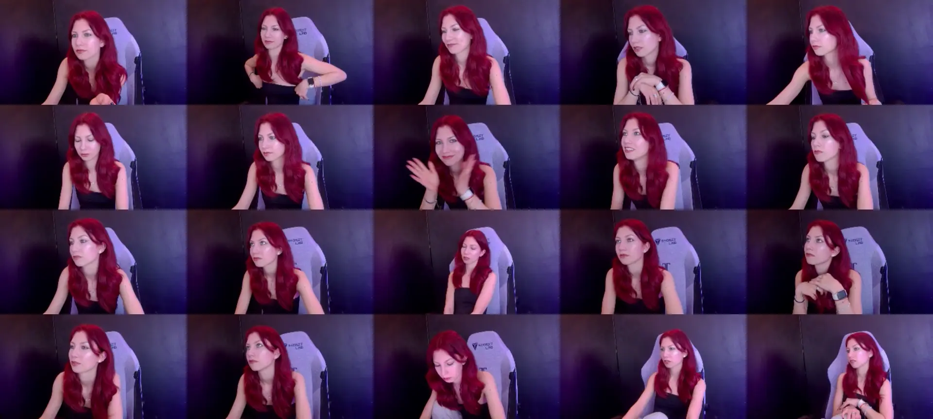 Yasemina photo contact sheet