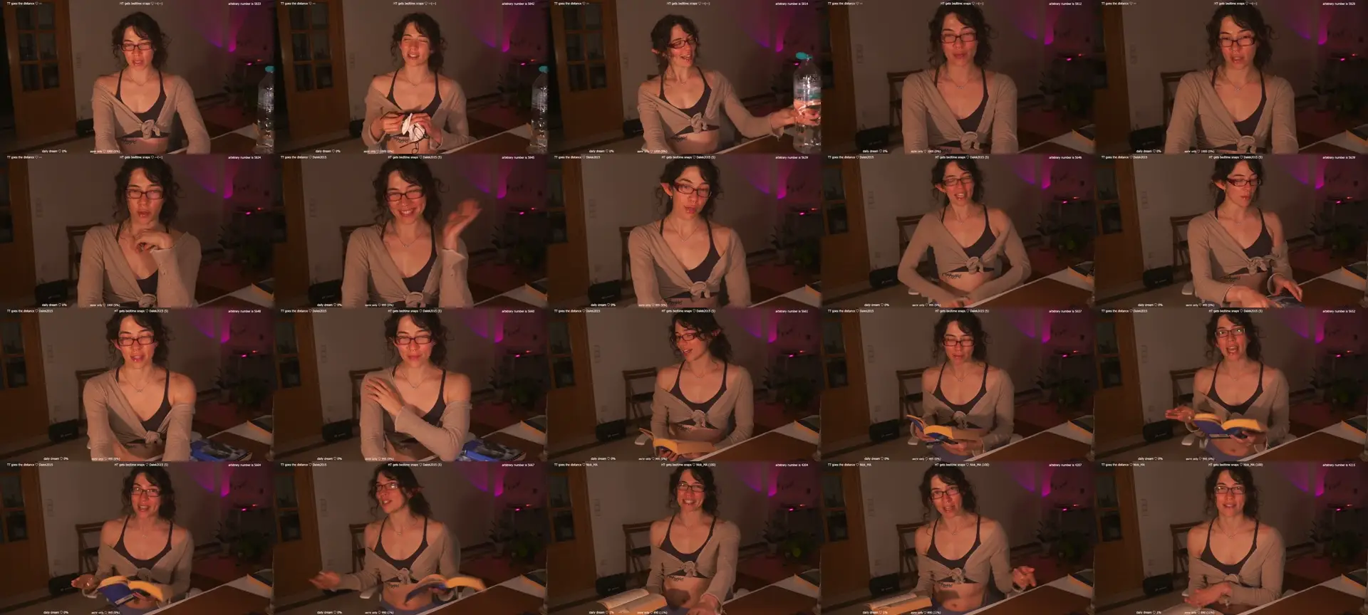 afterglow photo contact sheet