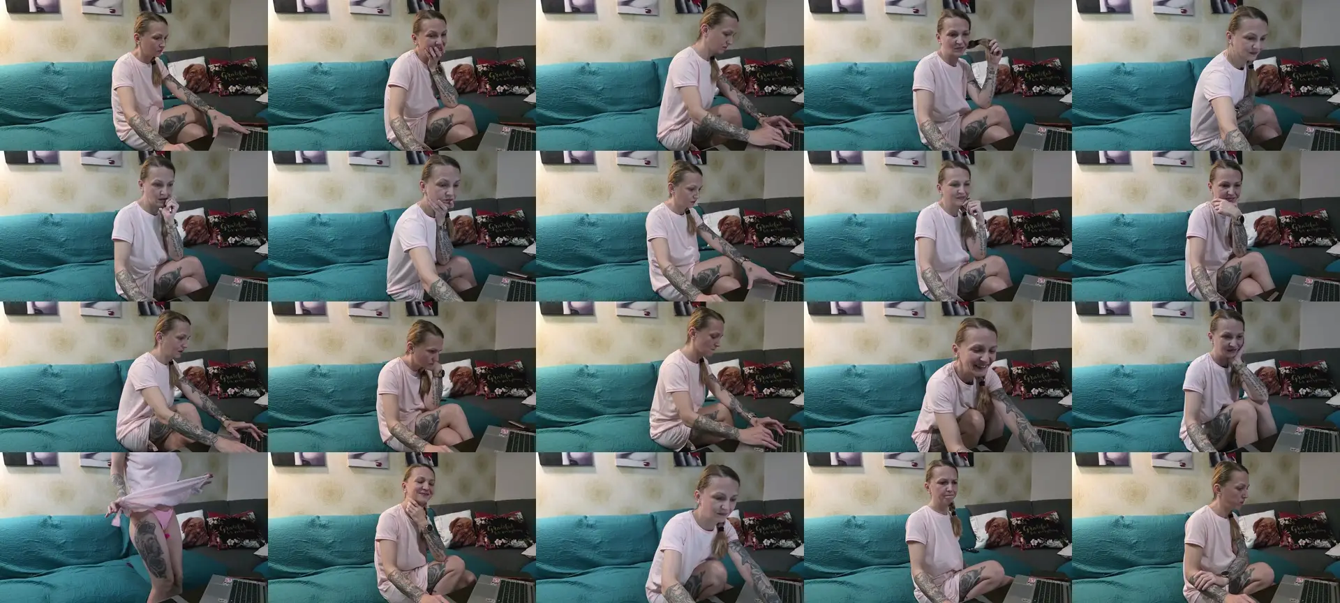 Alythea photo contact sheet