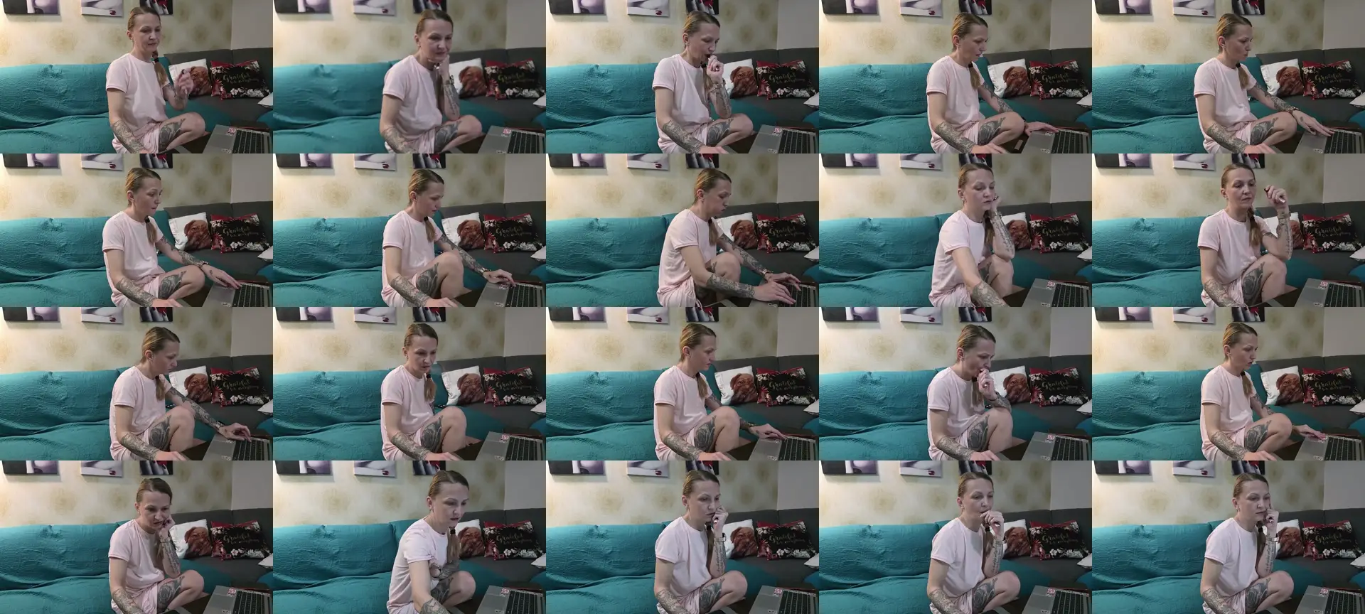 Alythea photo contact sheet