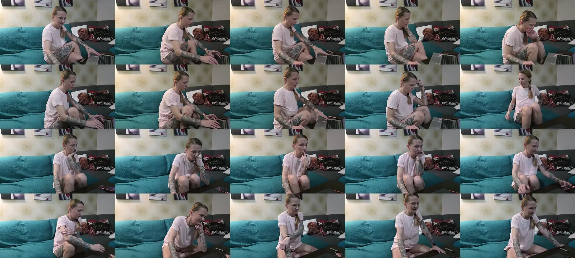 Alythea photo contact sheet