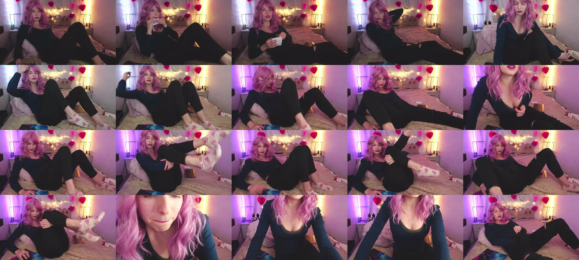 AngelikaRouge photo contact sheet