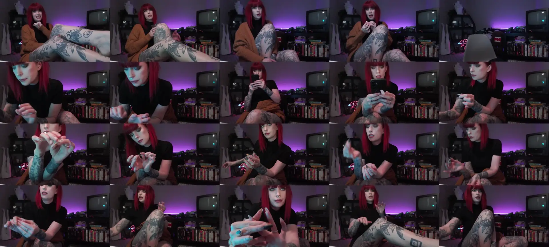 AnnaMidnght photo contact sheet