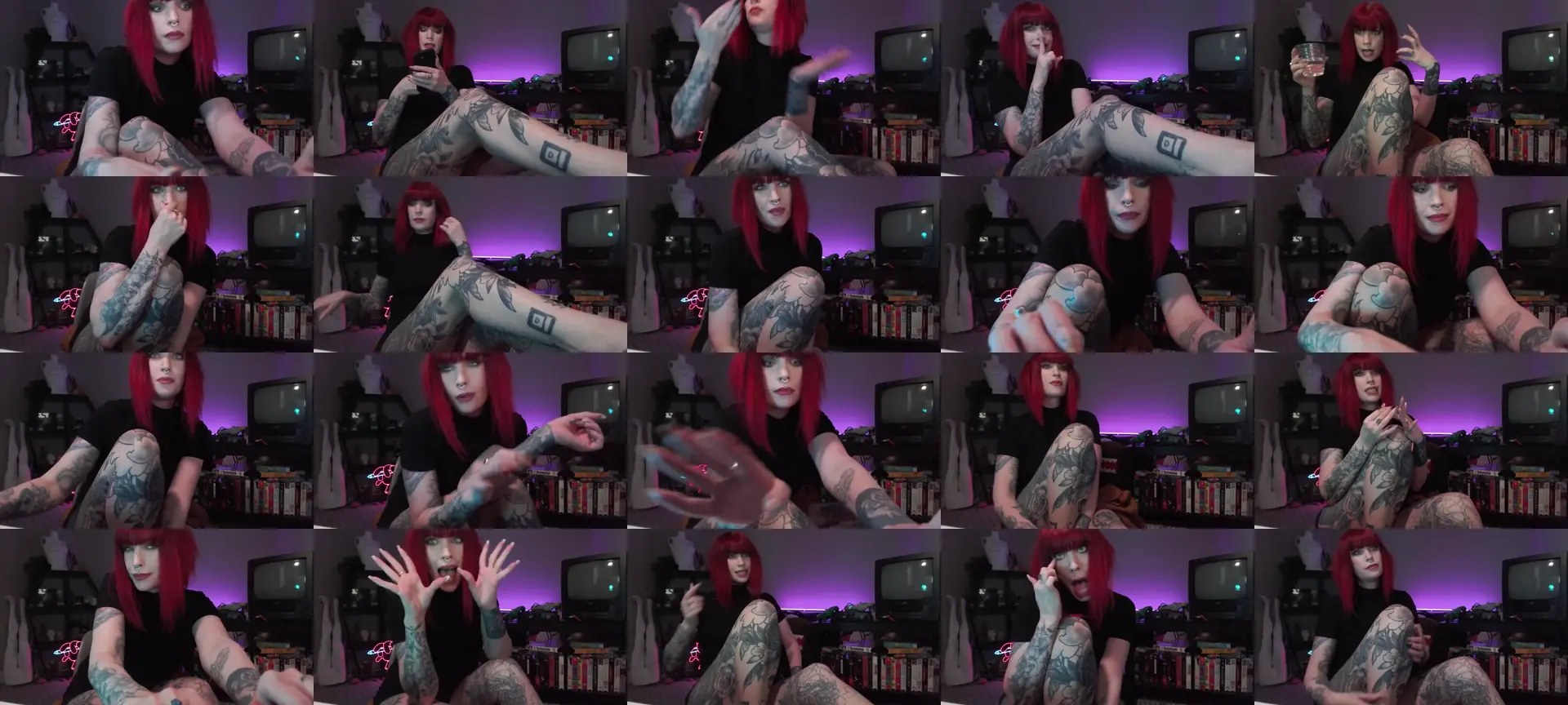 AnnaMidnght photo contact sheet