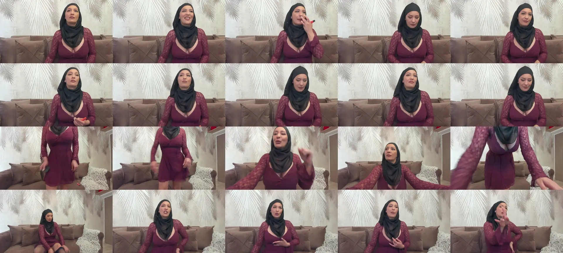 Arabian_Woman photo contact sheet