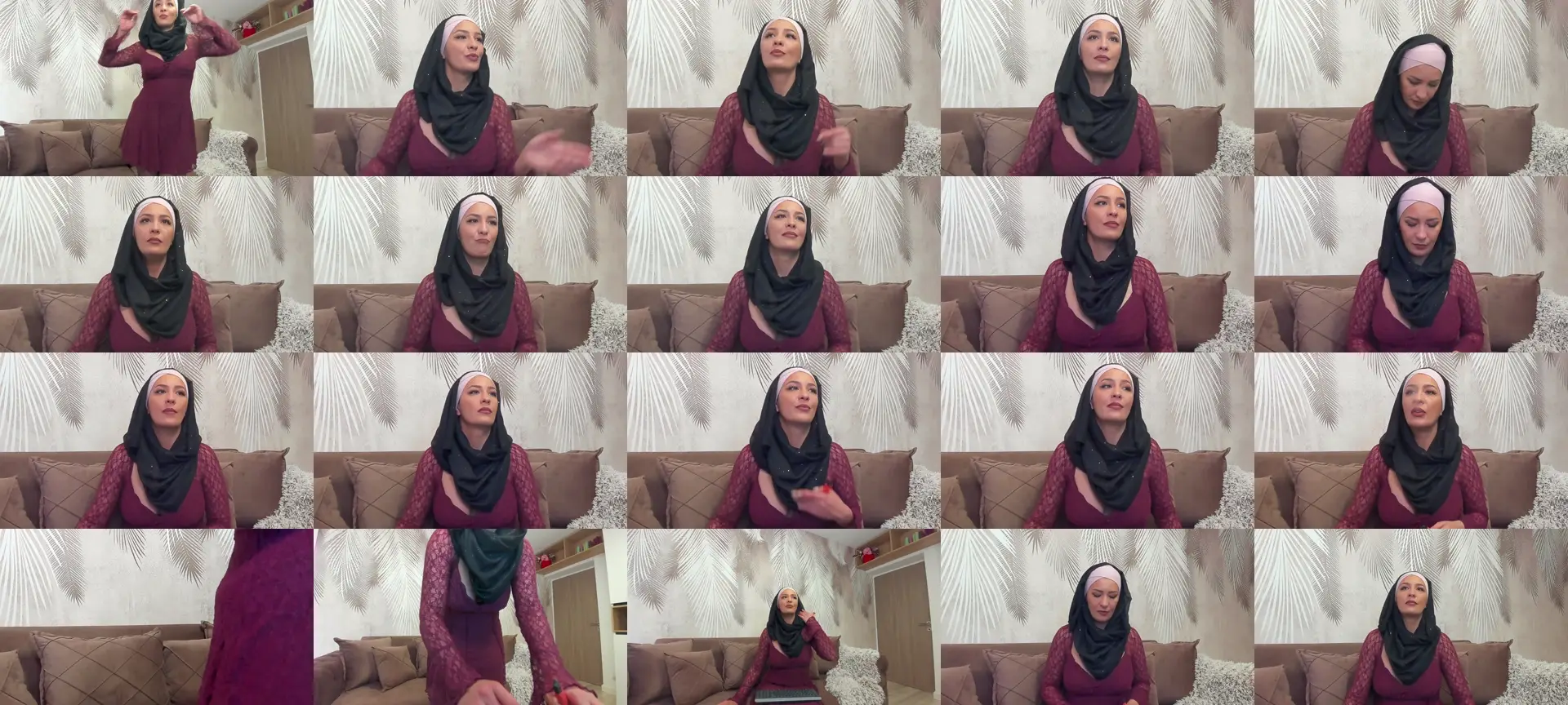 Arabian_Woman photo contact sheet