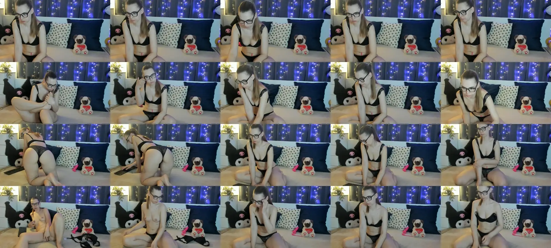 AriianaDoll photo contact sheet