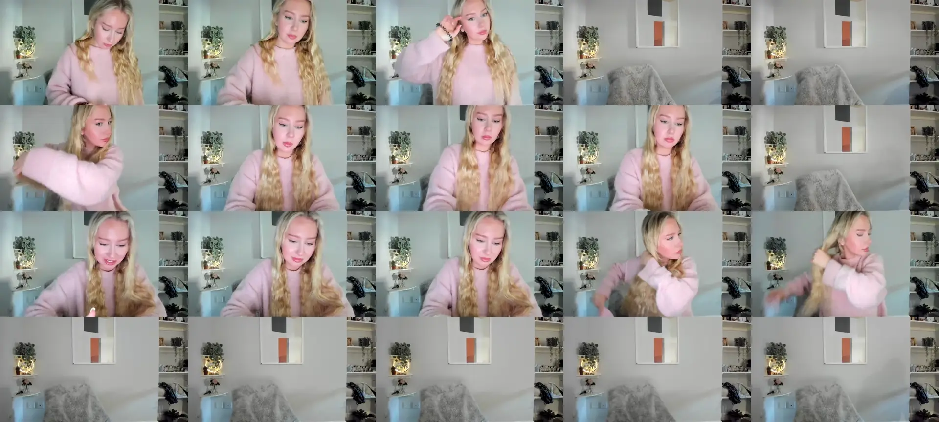 AvaCutie photo contact sheet