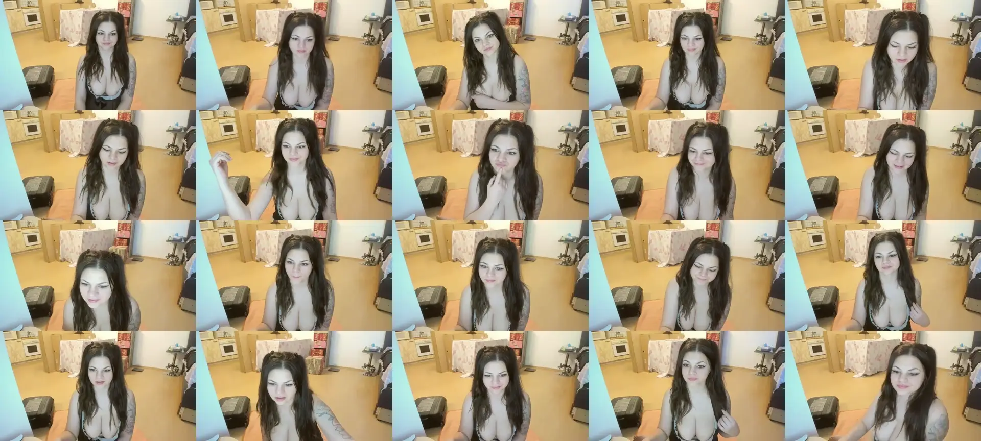 Aymee photo contact sheet