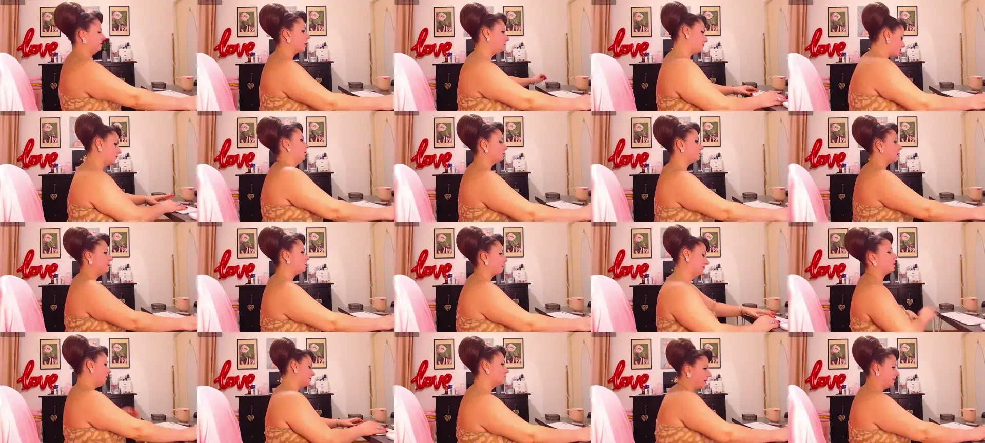 badkittyhot photo contact sheet