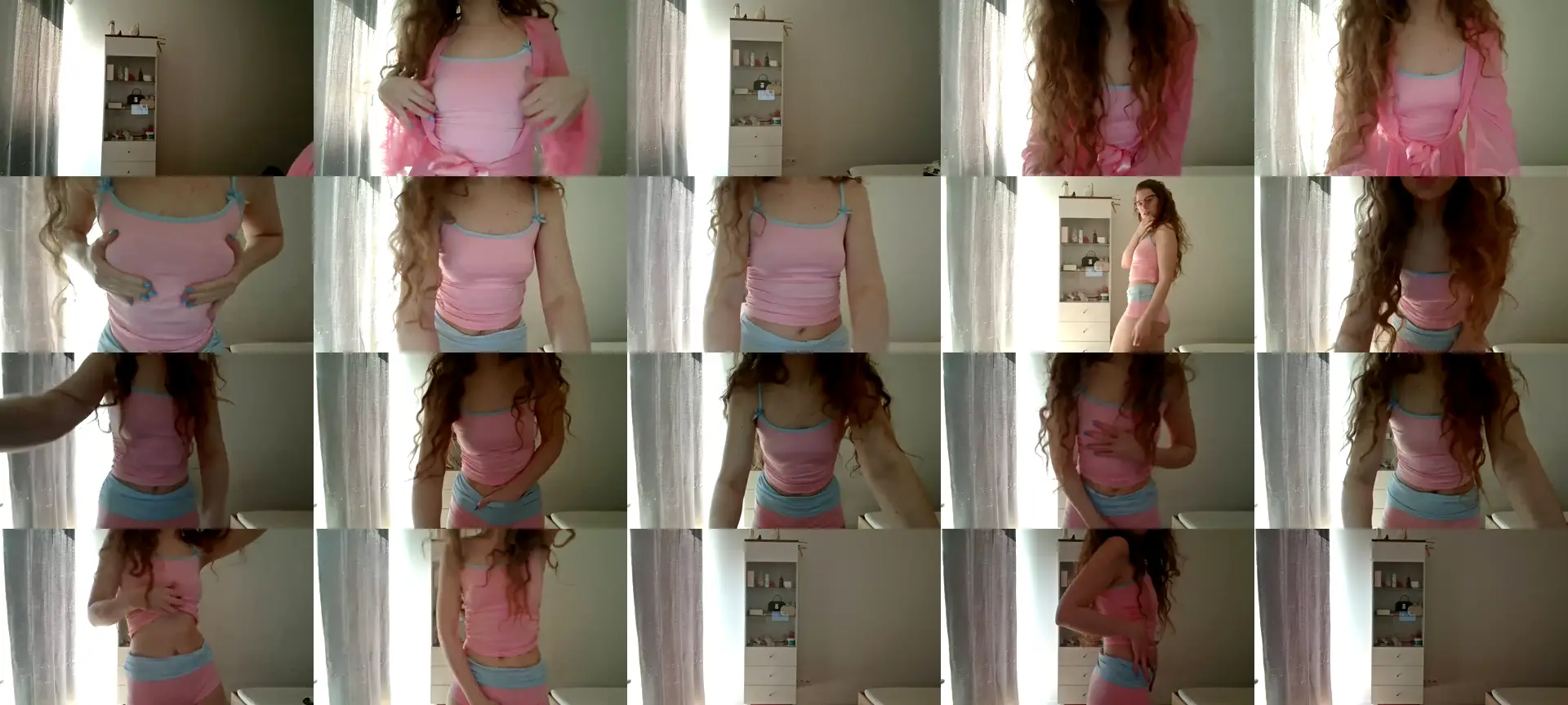 BlueFlowerr photo contact sheet