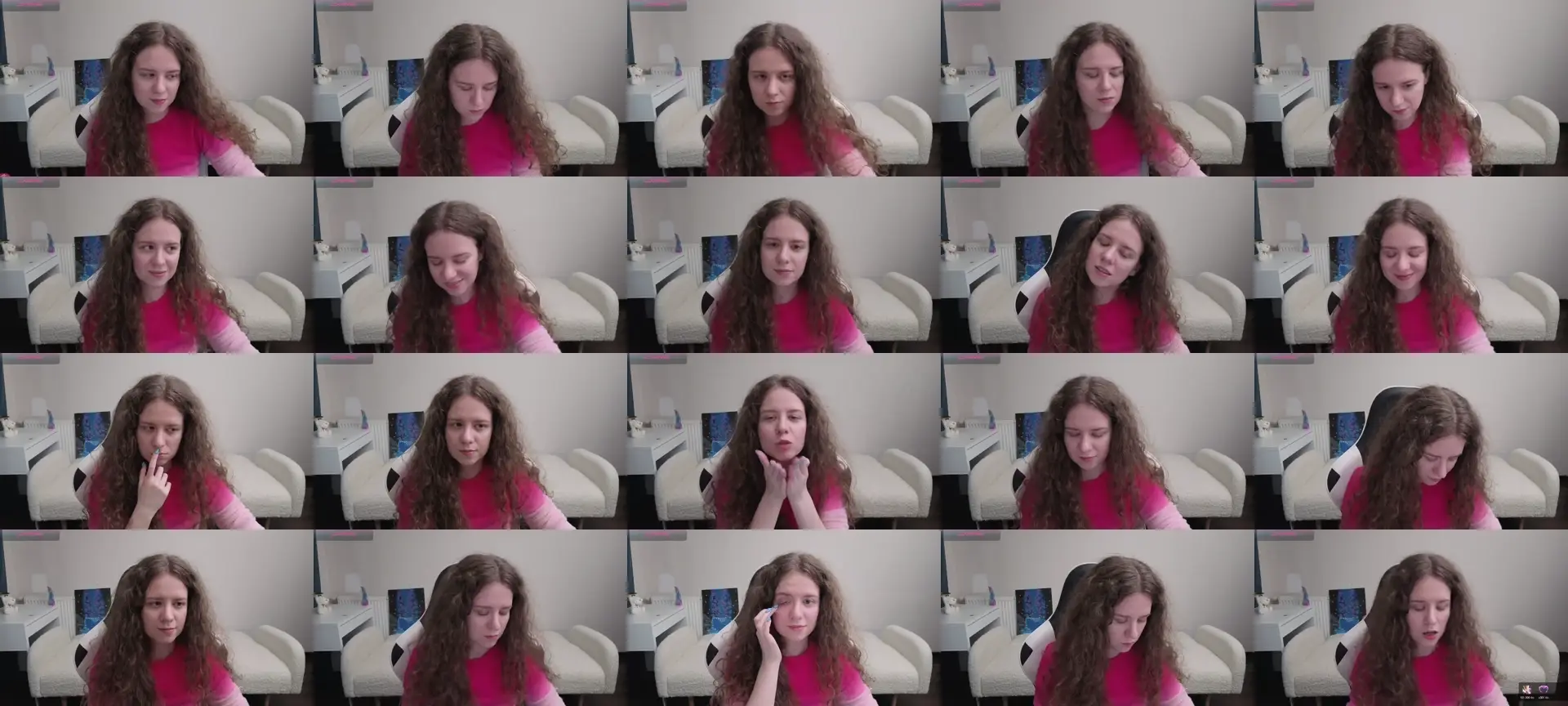 BlueFlowerr photo contact sheet