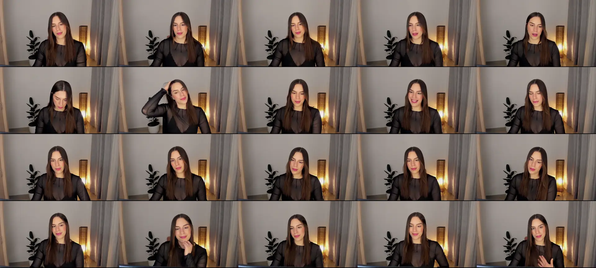 BunnyNoire photo contact sheet