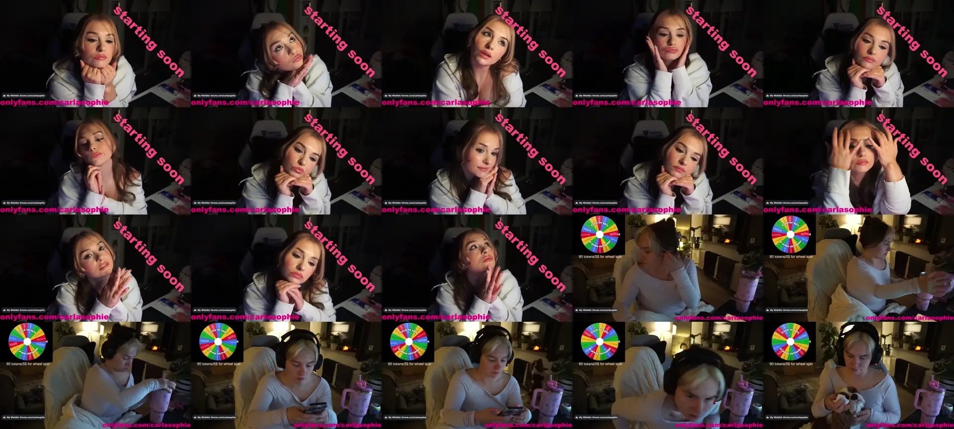 CarlaSophie photo contact sheet