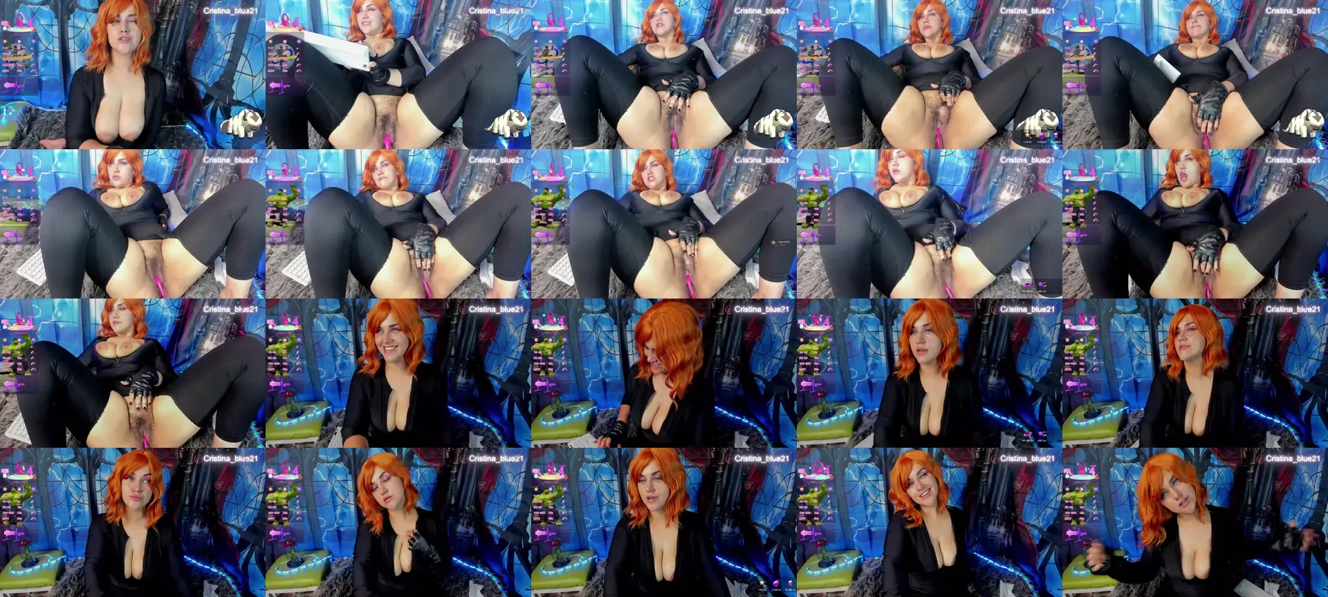 Cristin_blue photo contact sheet