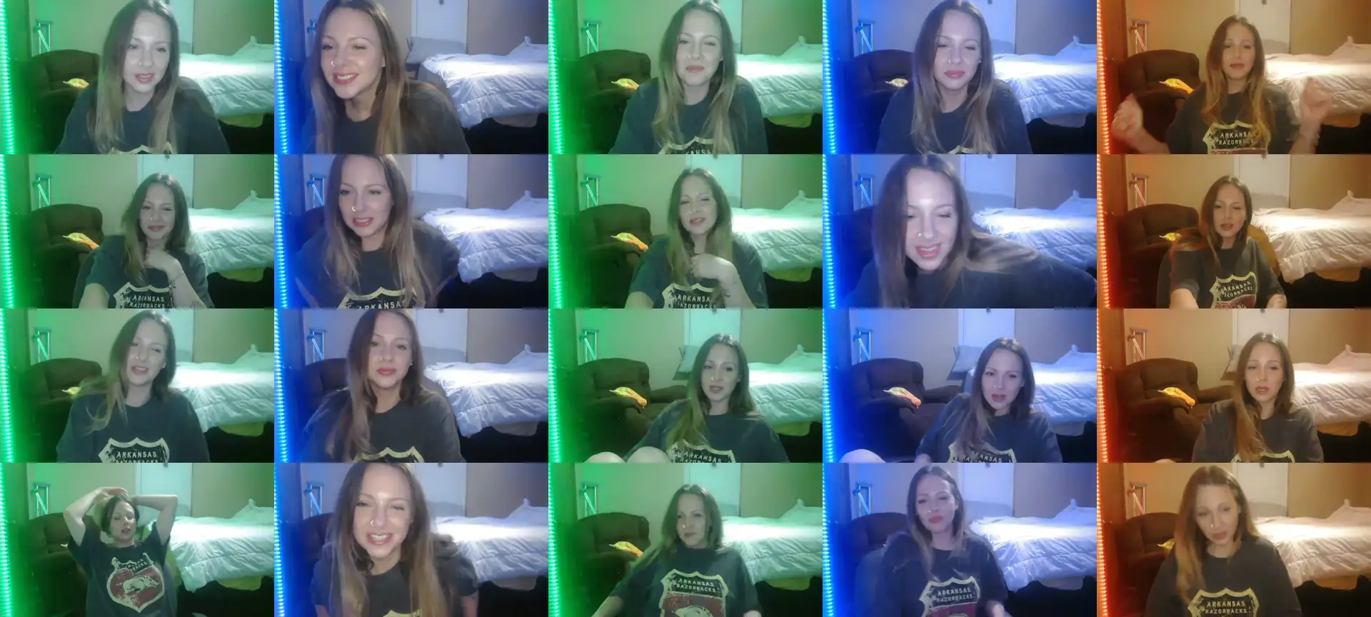 CuteyCourtney photo contact sheet