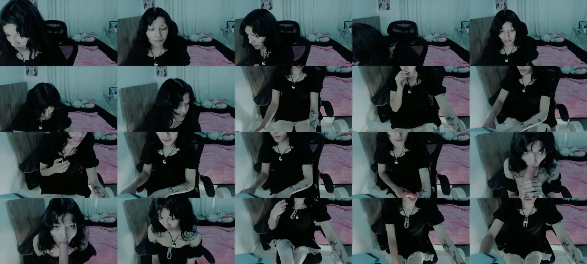 cybergirl555 photo contact sheet