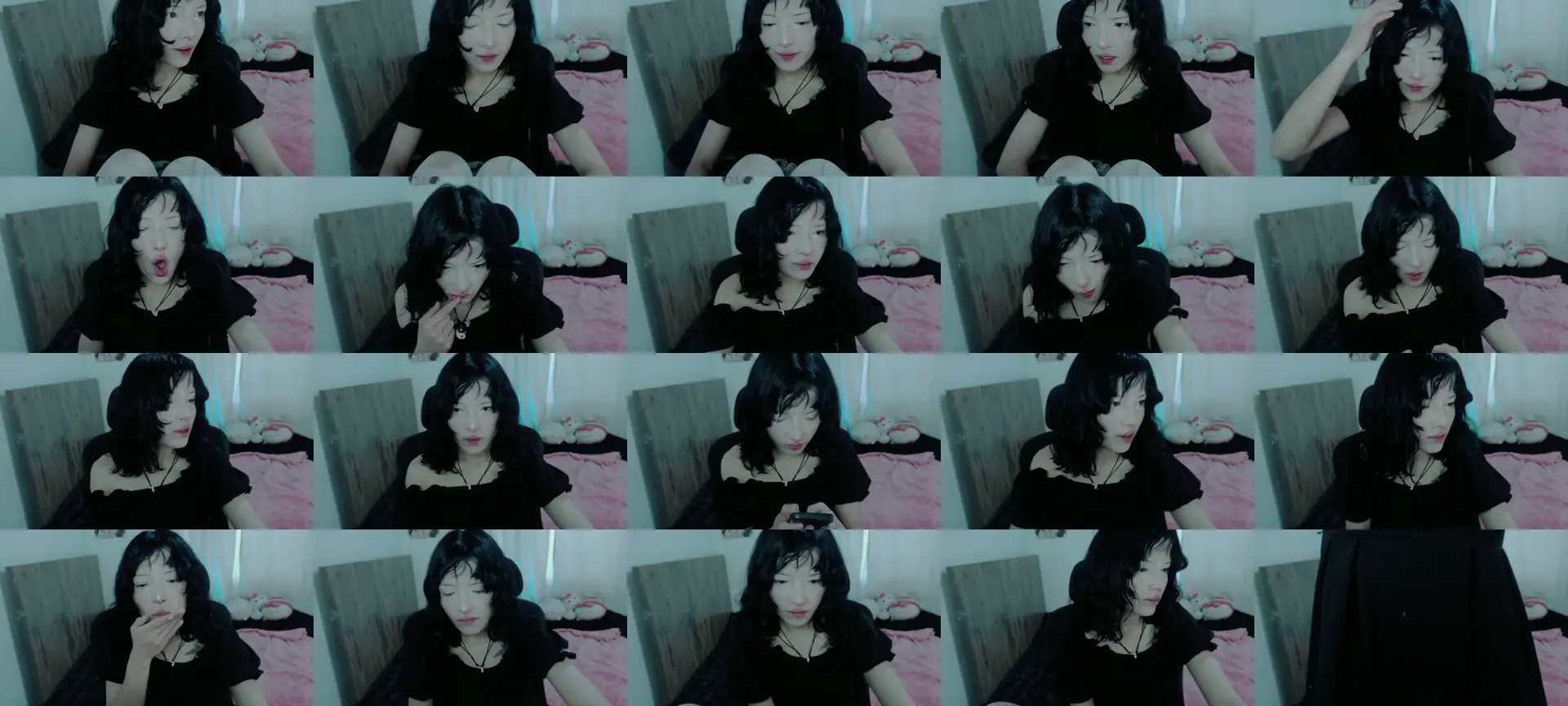 cybergirl555 photo contact sheet