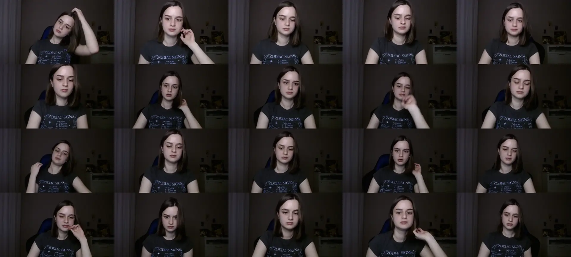 Dana_Cute photo contact sheet