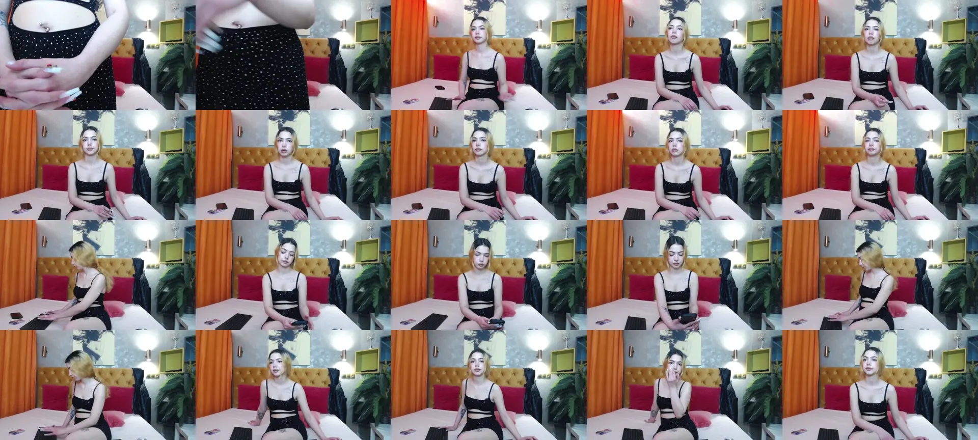 DashaFlame photo contact sheet