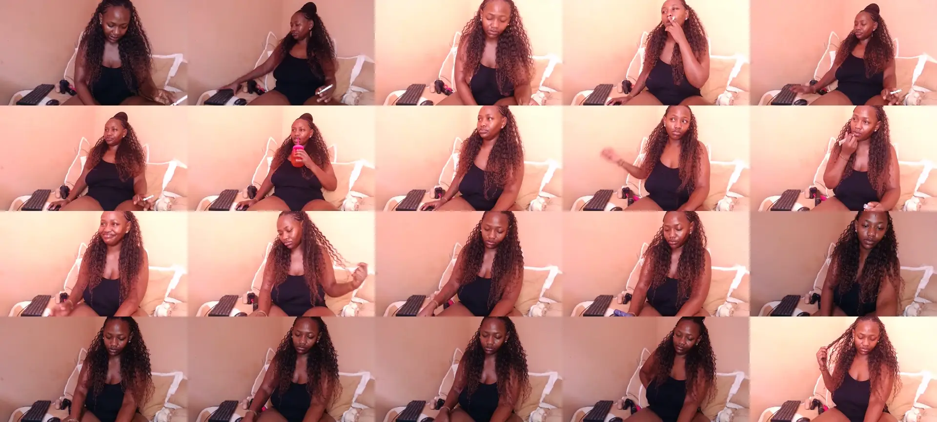 Ebonyboobz4u photo contact sheet