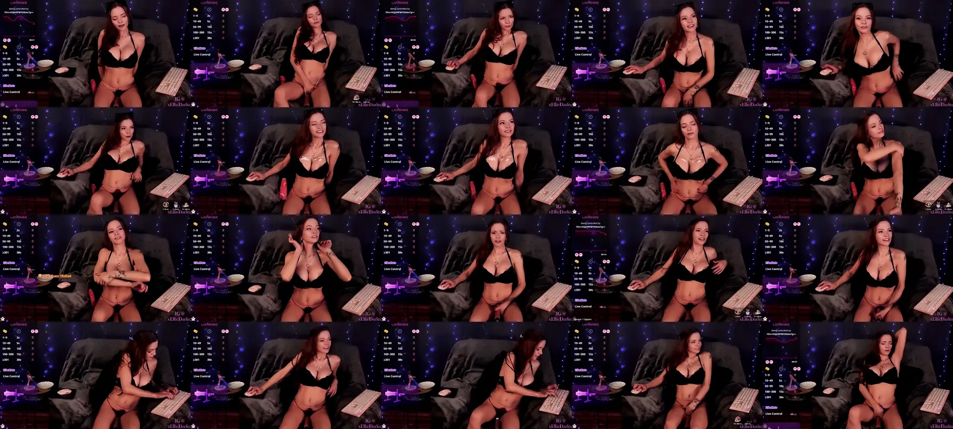 EllieDarlynn photo contact sheet