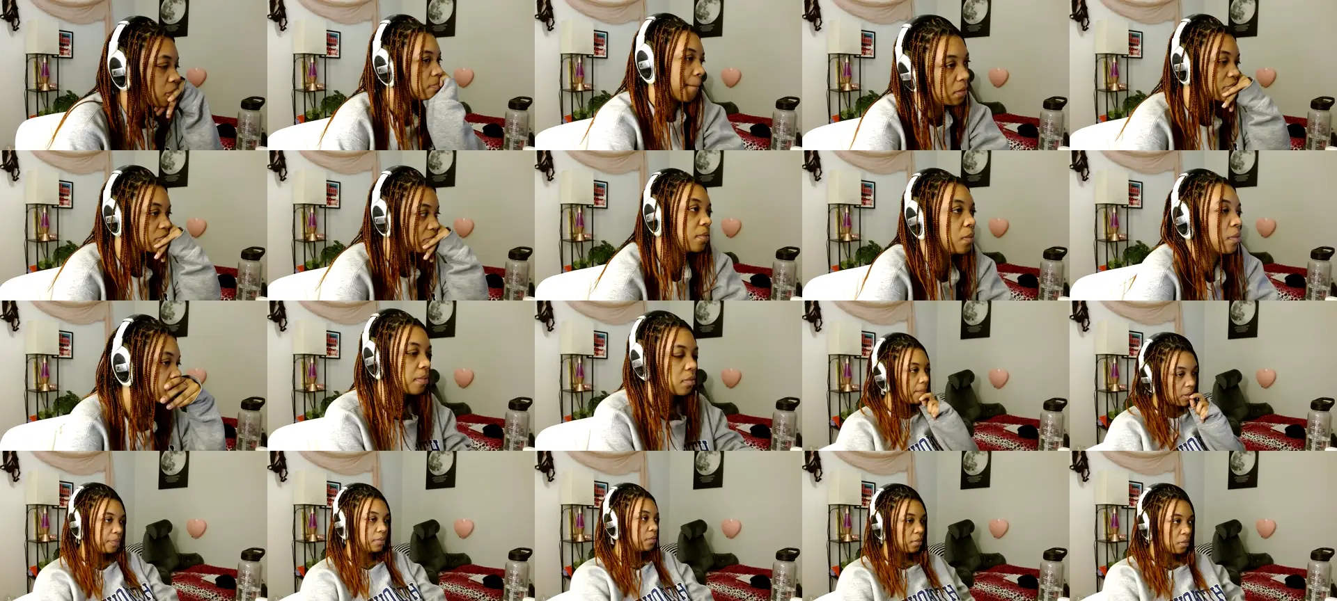 Emotits photo contact sheet