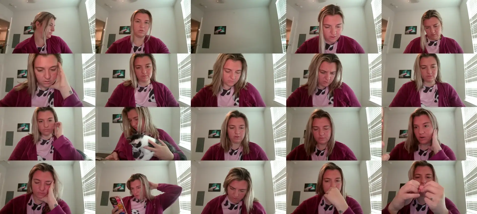 FaithBlossom photo contact sheet