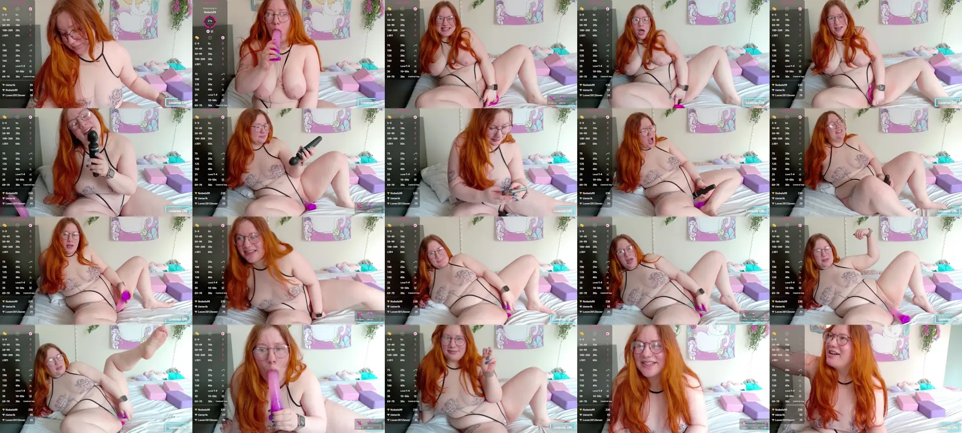 FluffyKity photo contact sheet