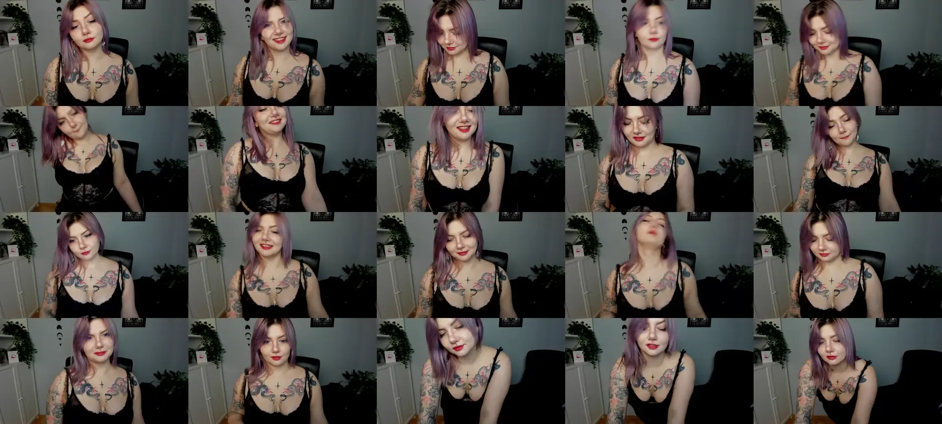 Gabbie4U photo contact sheet