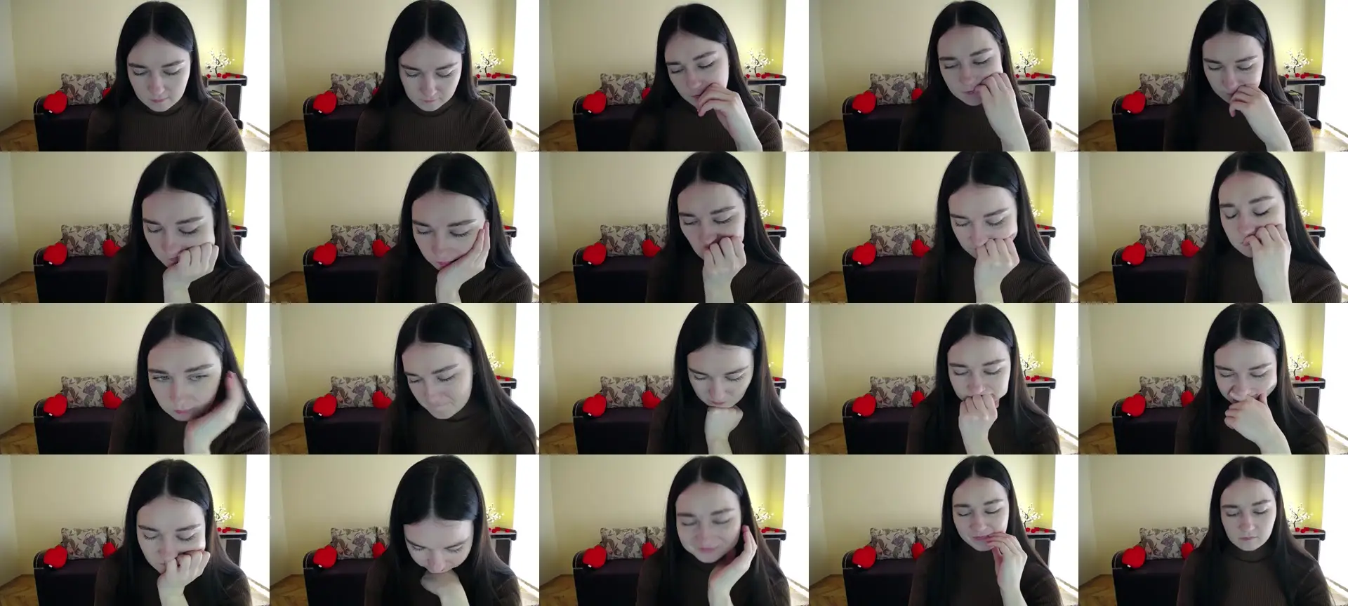 Gabriellafire photo contact sheet