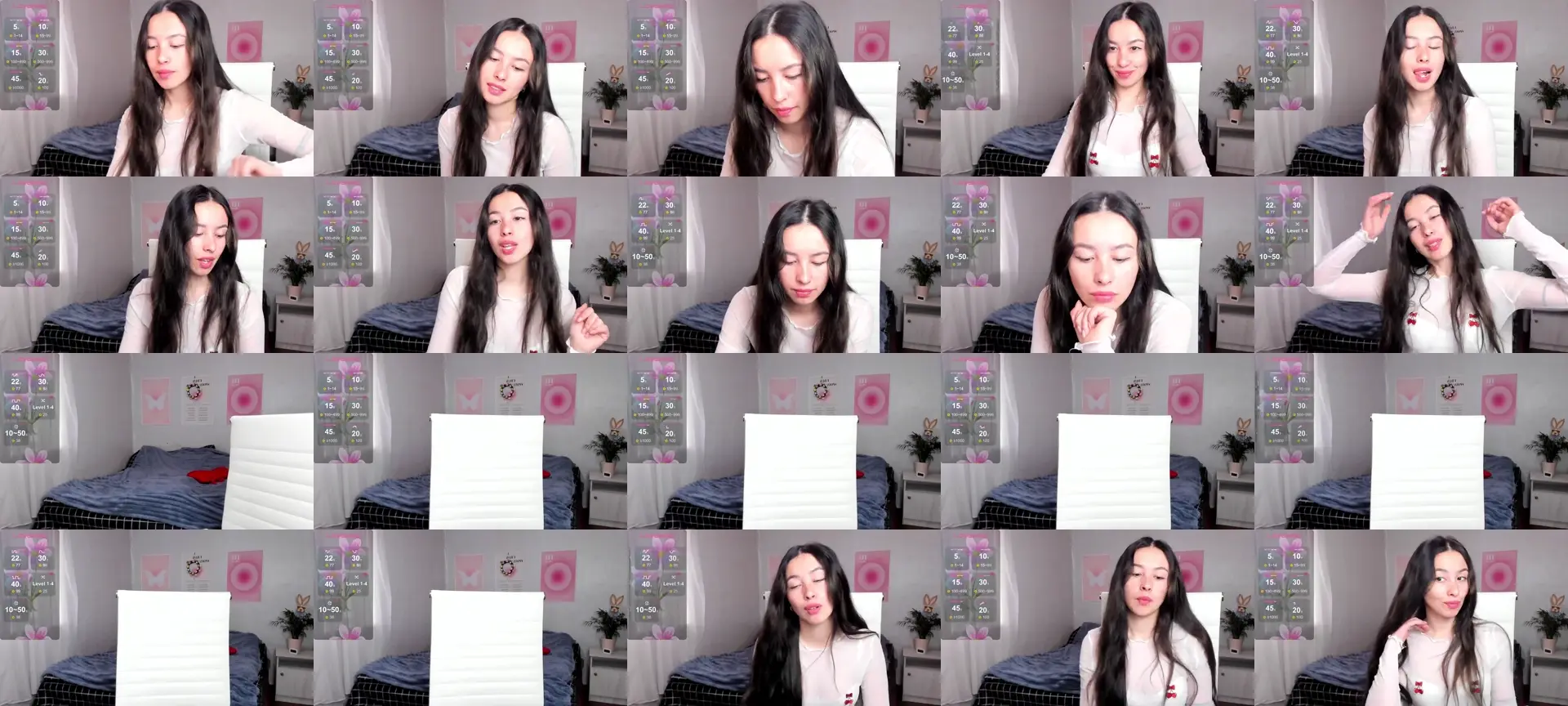 Geisha_Anna photo contact sheet